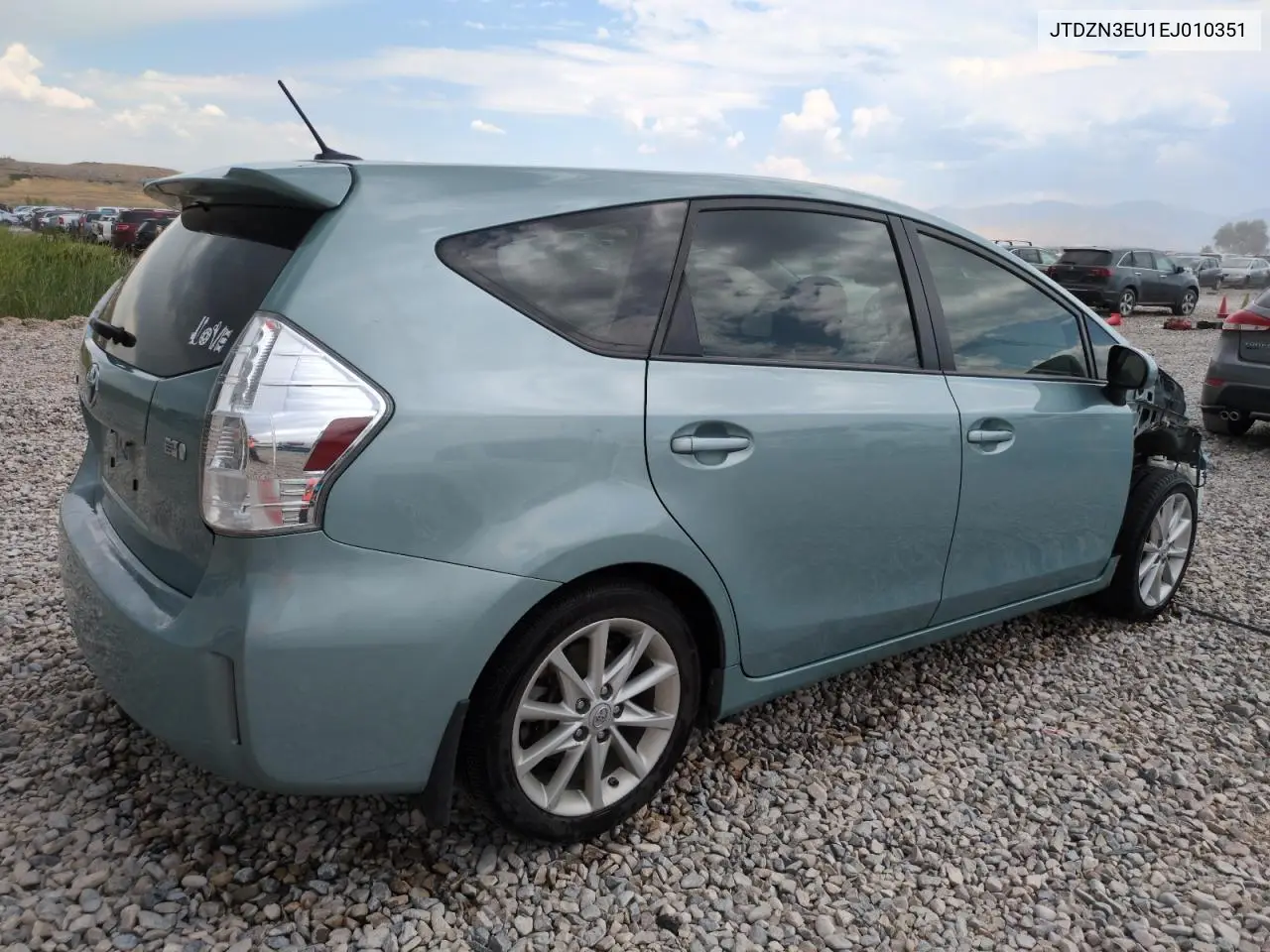 2014 Toyota Prius V VIN: JTDZN3EU1EJ010351 Lot: 62748585