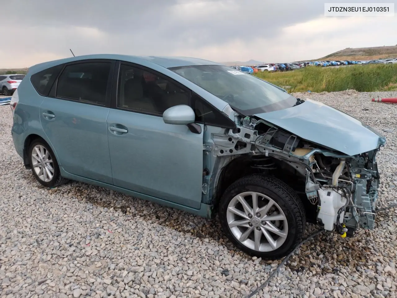 2014 Toyota Prius V VIN: JTDZN3EU1EJ010351 Lot: 62748585