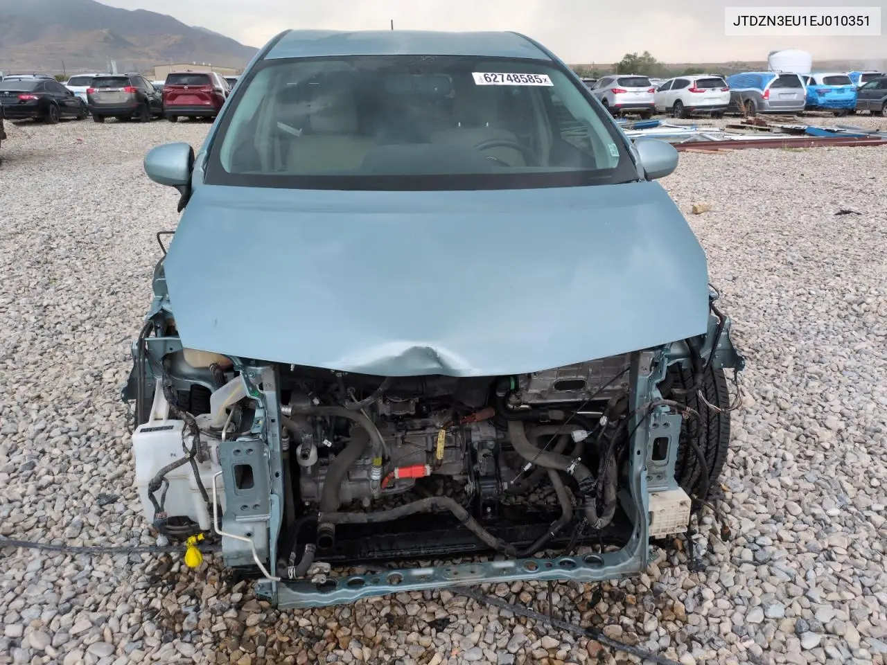 2014 Toyota Prius V VIN: JTDZN3EU1EJ010351 Lot: 62748585