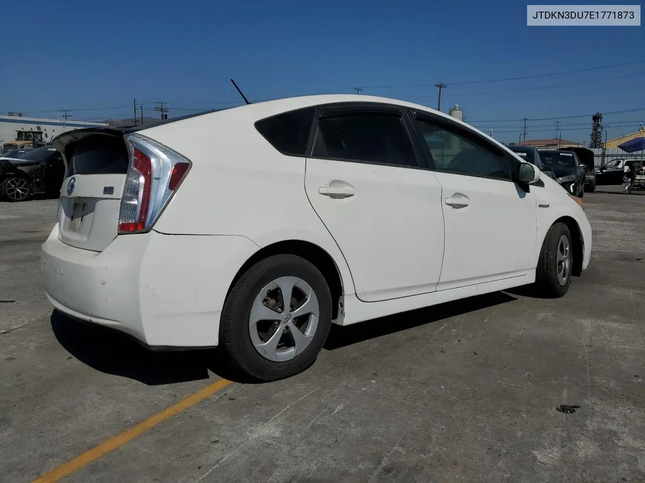 2014 Toyota Prius VIN: JTDKN3DU7E1771873 Lot: 62949605
