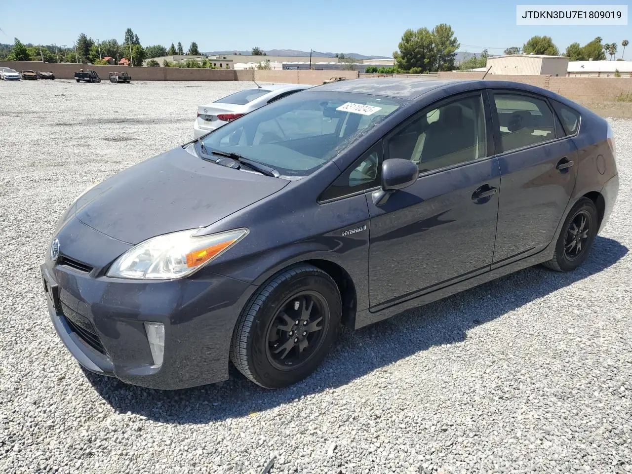 2014 Toyota Prius VIN: JTDKN3DU7E1809019 Lot: 63110245
