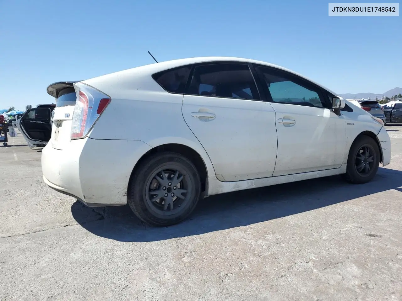 2014 Toyota Prius VIN: JTDKN3DU1E1748542 Lot: 63120315