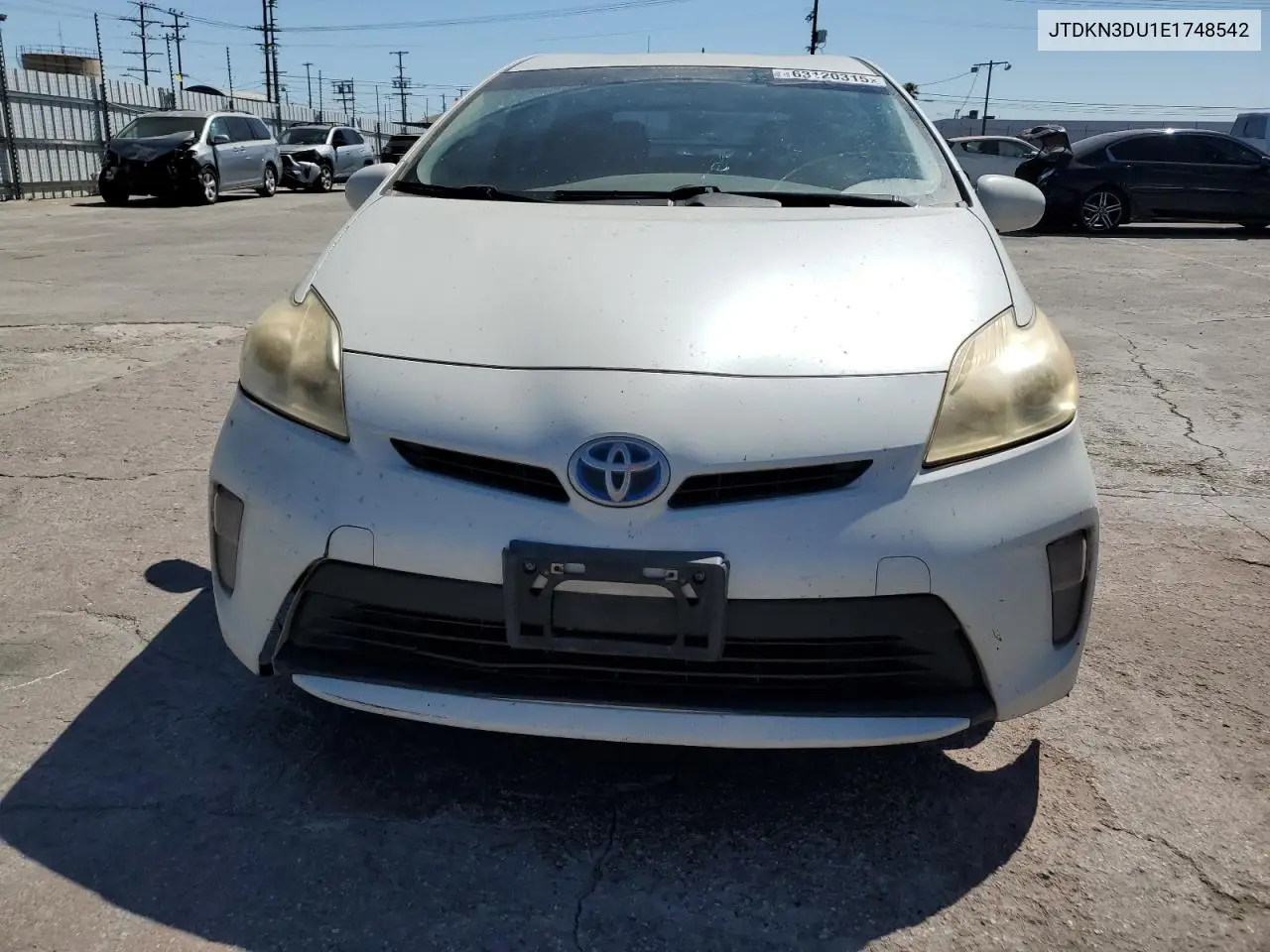 2014 Toyota Prius VIN: JTDKN3DU1E1748542 Lot: 63120315