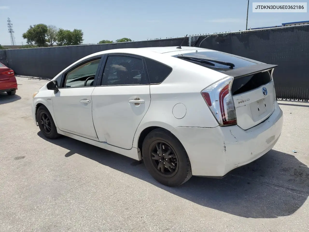 2014 Toyota Prius VIN: JTDKN3DU6E0362186 Lot: 63143225