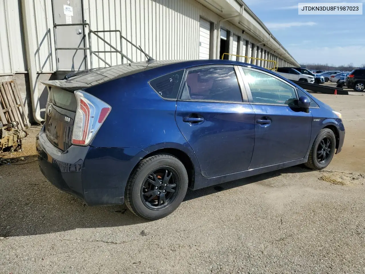 2015 Toyota Prius VIN: JTDKN3DU8F1987023 Lot: 49319125