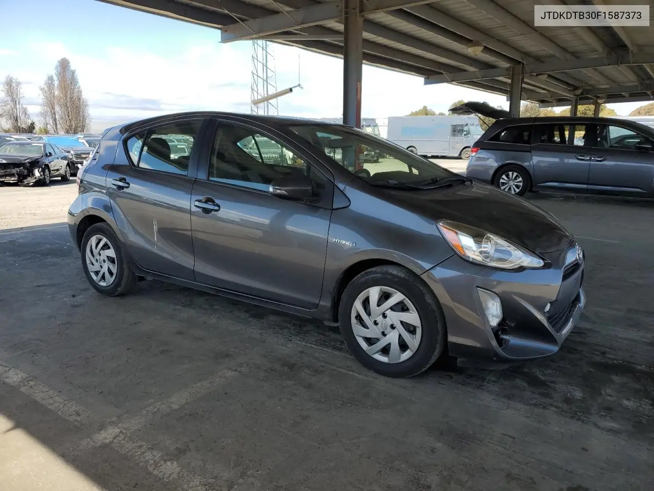 2015 Toyota Prius C VIN: JTDKDTB30F1587373 Lot: 50828185