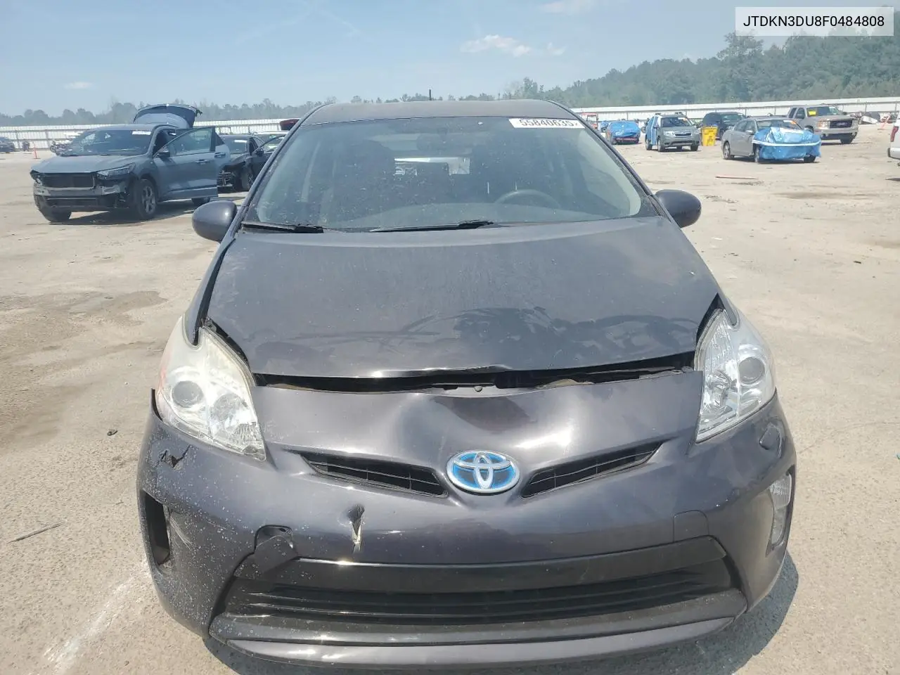 2015 Toyota Prius VIN: JTDKN3DU8F0484808 Lot: 55840635