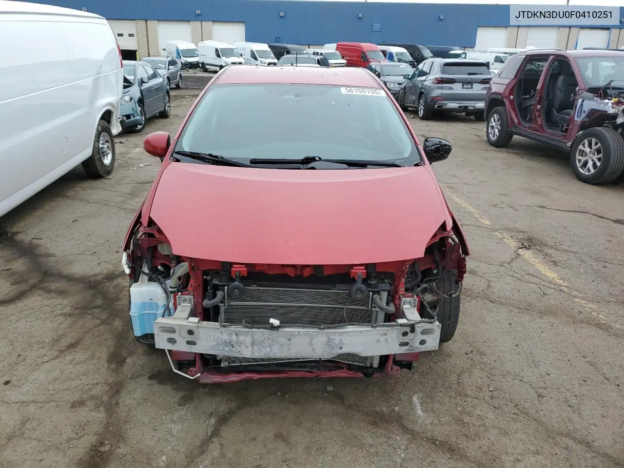 2015 Toyota Prius VIN: JTDKN3DU0F0410251 Lot: 56159195