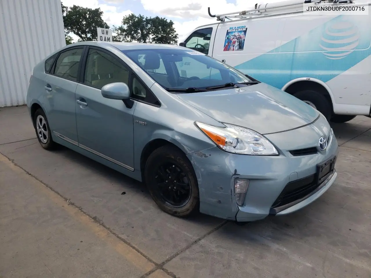 2015 Toyota Prius VIN: JTDKN3DU0F2000716 Lot: 56604535