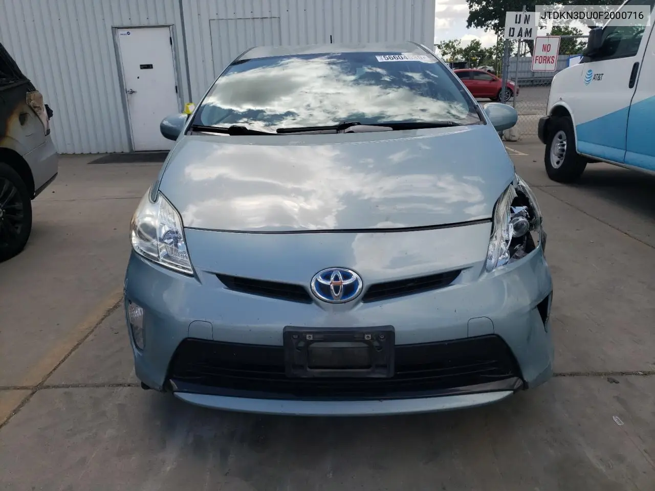 2015 Toyota Prius VIN: JTDKN3DU0F2000716 Lot: 56604535