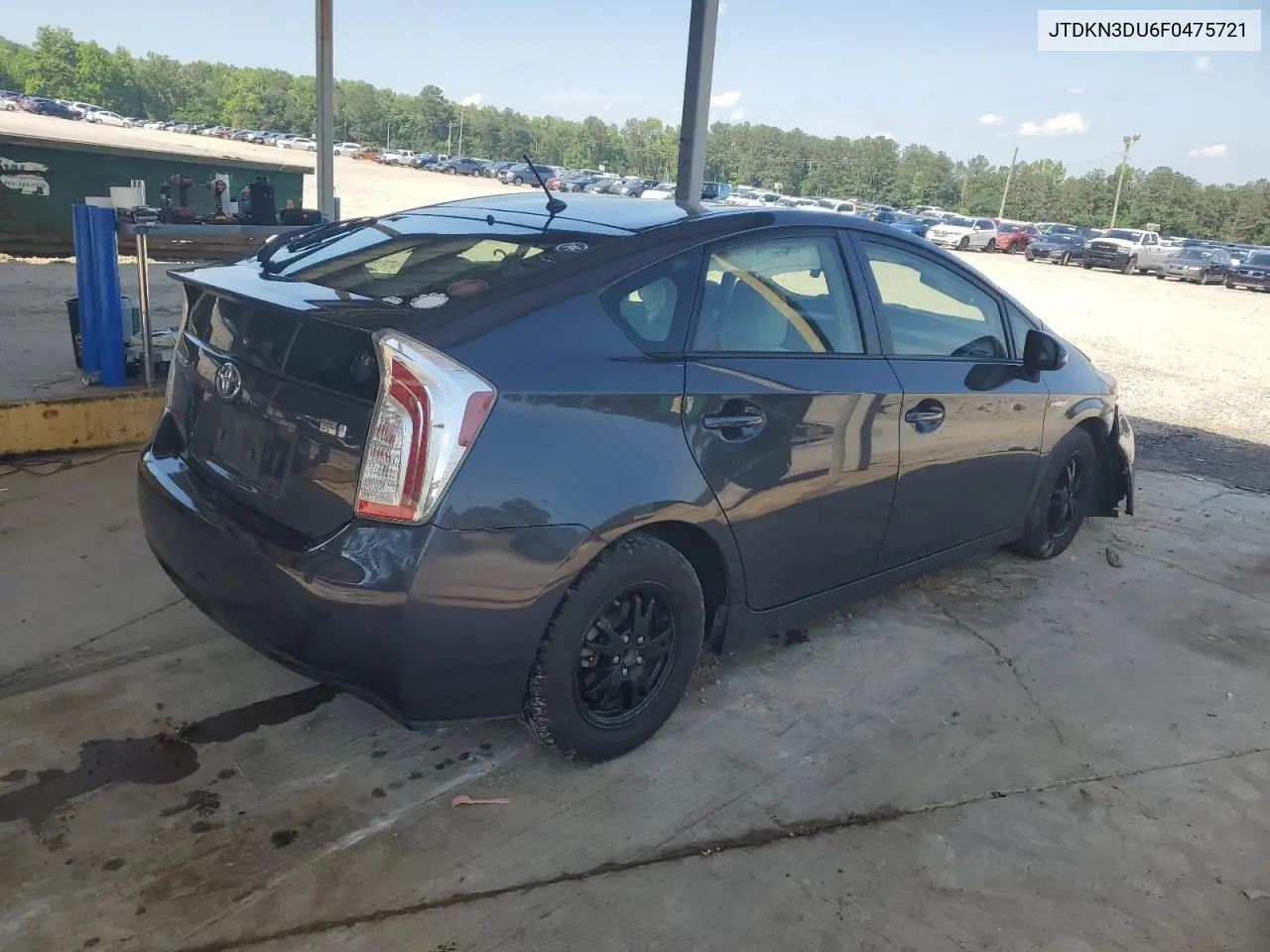 2015 Toyota Prius VIN: JTDKN3DU6F0475721 Lot: 57057185