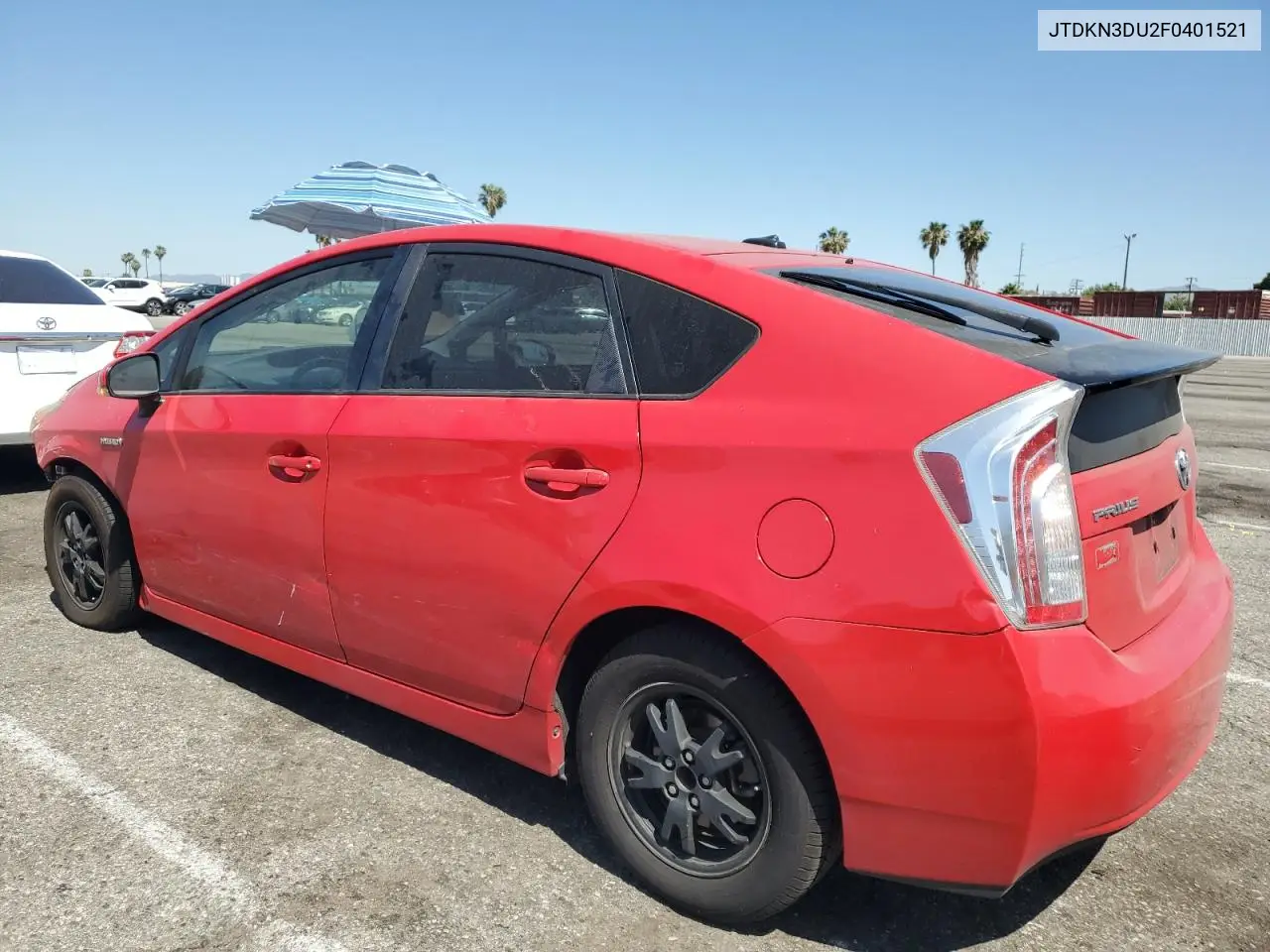 2015 Toyota Prius VIN: JTDKN3DU2F0401521 Lot: 57076045
