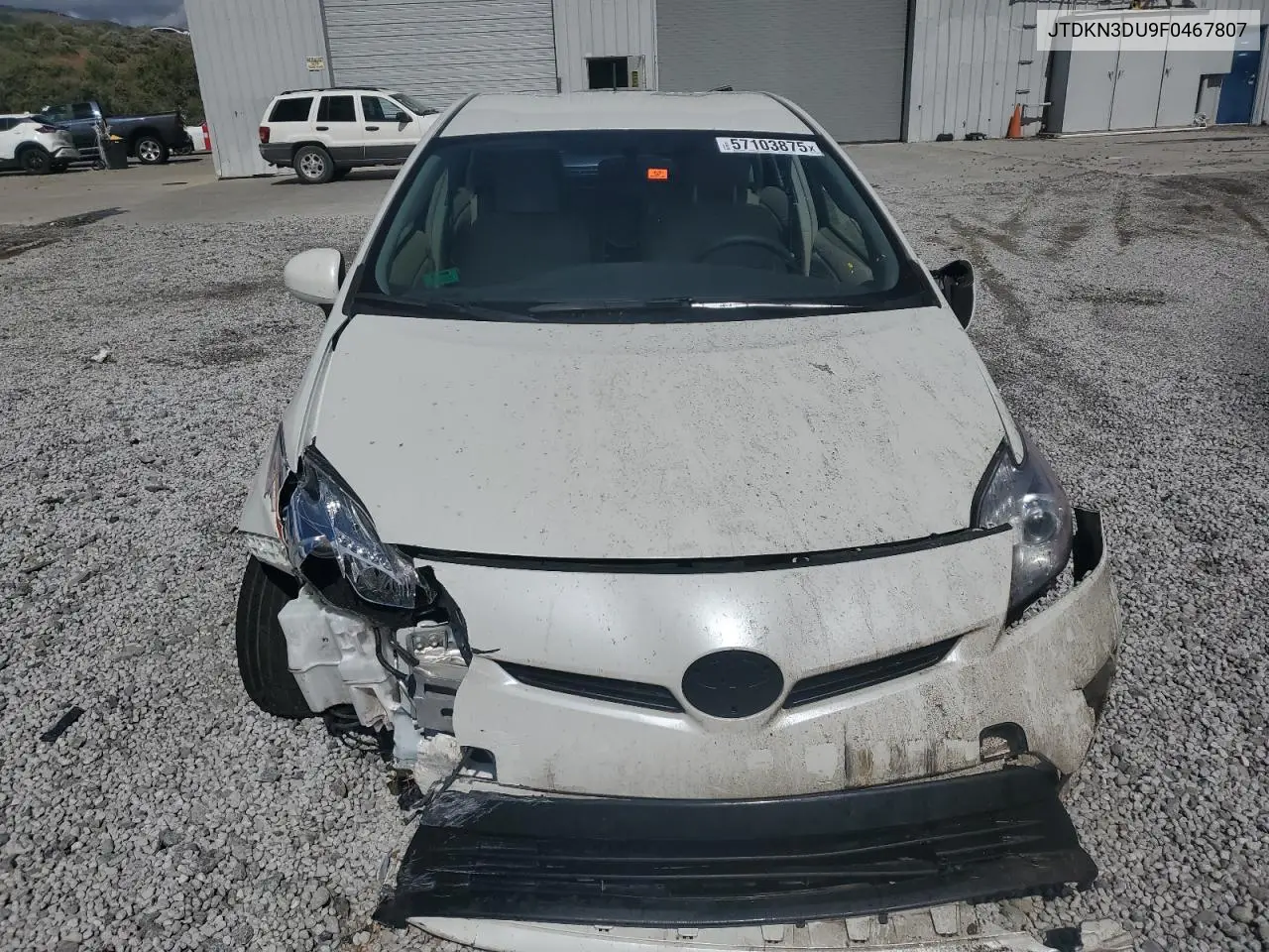 2015 Toyota Prius VIN: JTDKN3DU9F0467807 Lot: 57103875