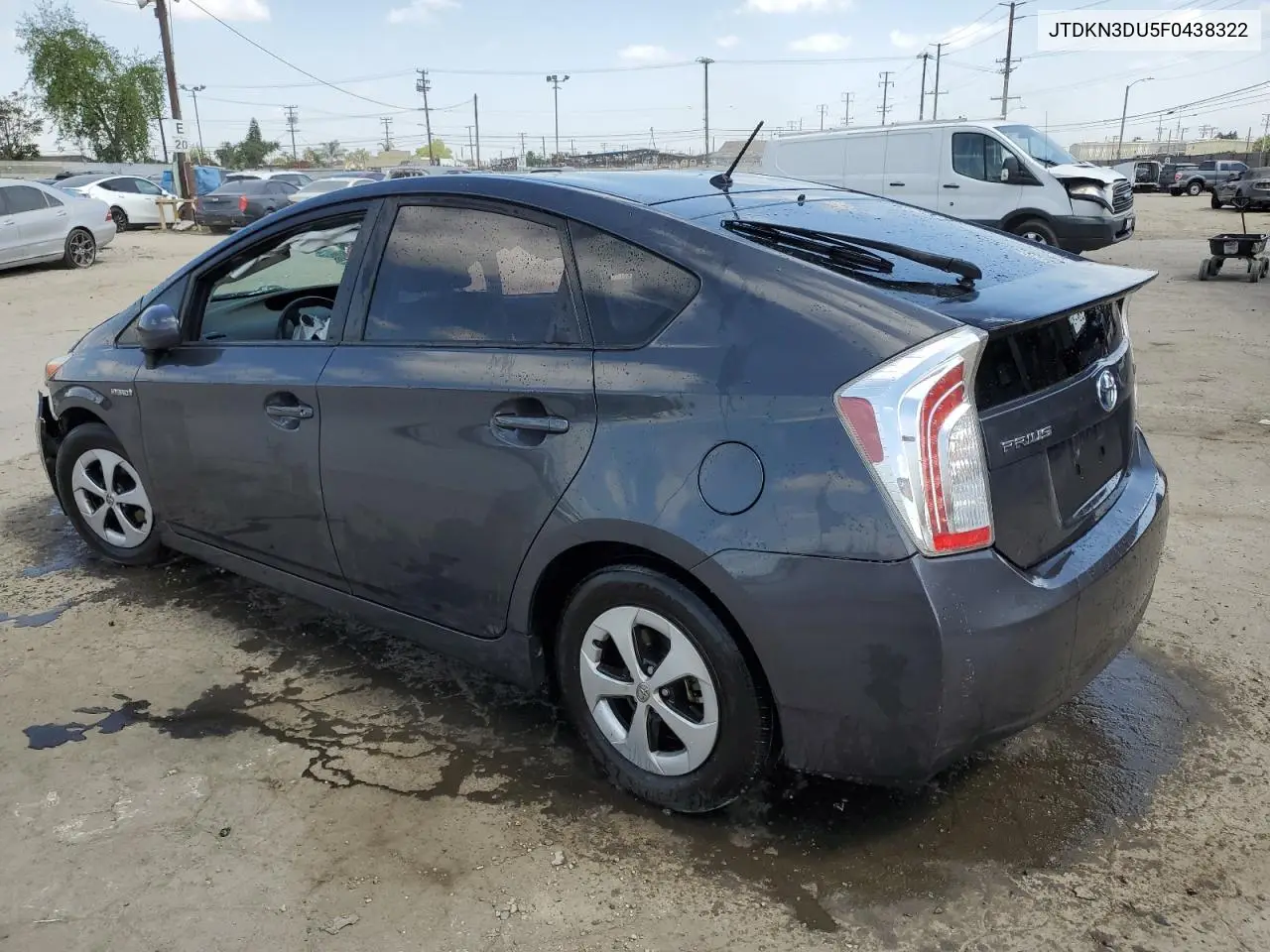2015 Toyota Prius VIN: JTDKN3DU5F0438322 Lot: 57115685