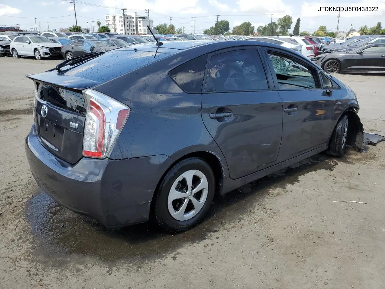 2015 Toyota Prius VIN: JTDKN3DU5F0438322 Lot: 57115685