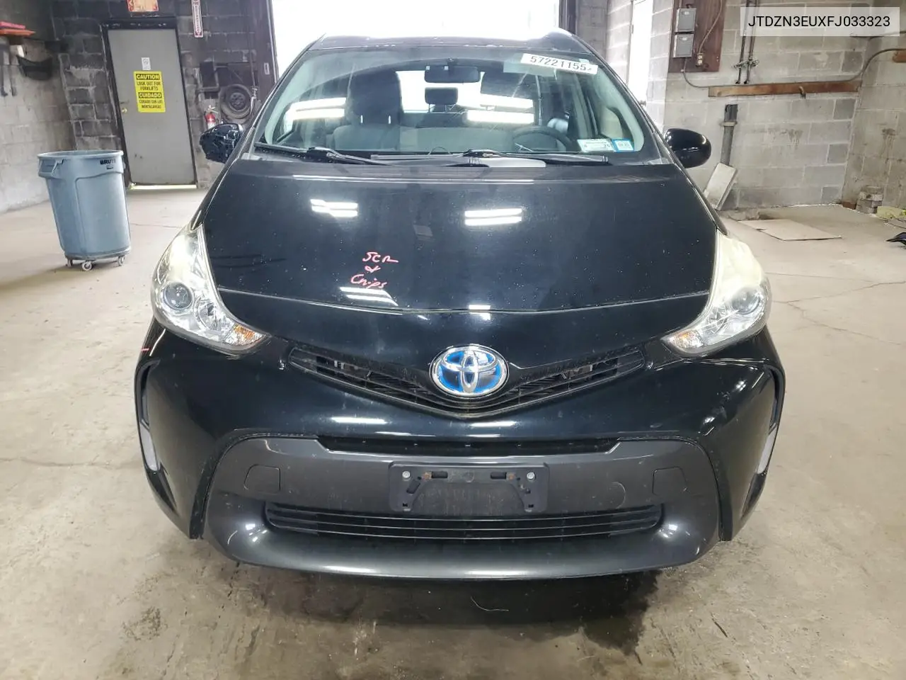 2015 Toyota Prius V VIN: JTDZN3EUXFJ033323 Lot: 57221155