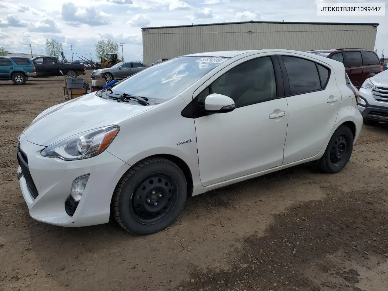 2015 Toyota Prius C VIN: JTDKDTB36F1099447 Lot: 57324915