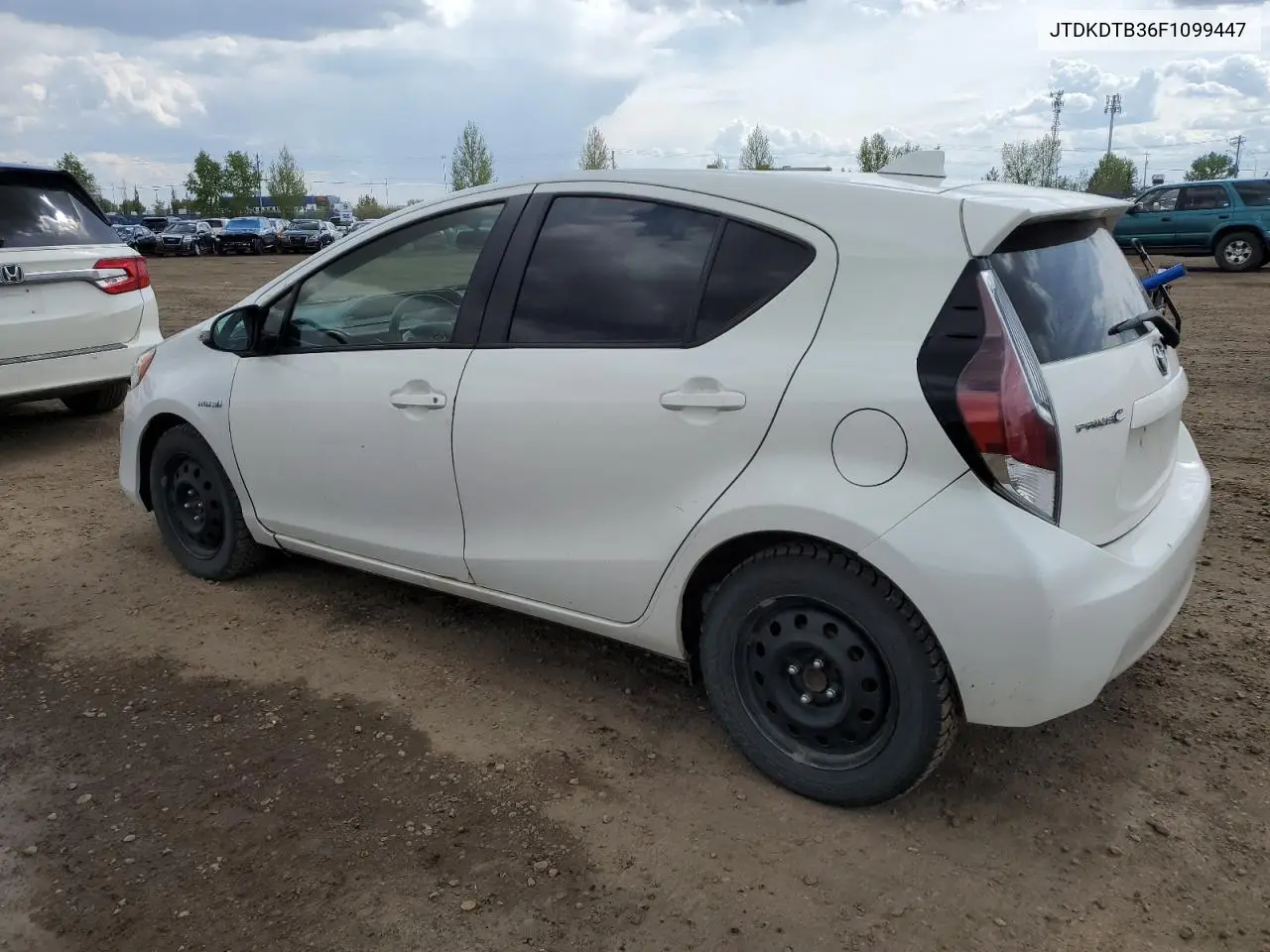 2015 Toyota Prius C VIN: JTDKDTB36F1099447 Lot: 57324915