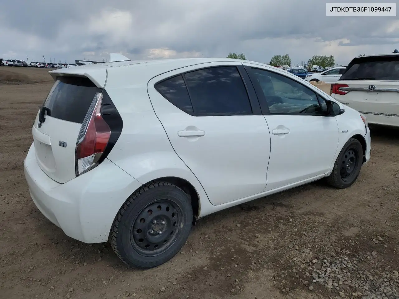 2015 Toyota Prius C VIN: JTDKDTB36F1099447 Lot: 57324915