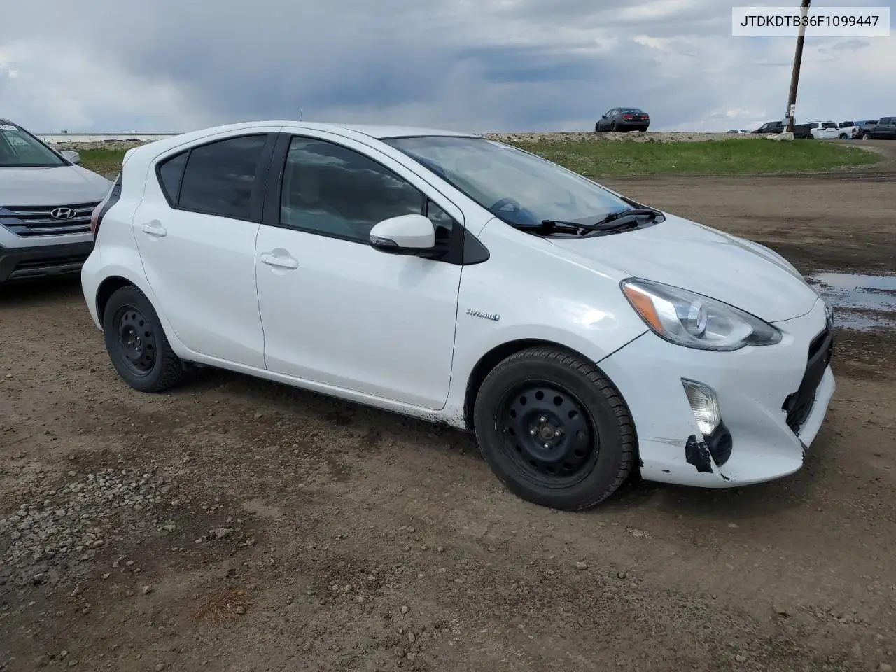 2015 Toyota Prius C VIN: JTDKDTB36F1099447 Lot: 57324915