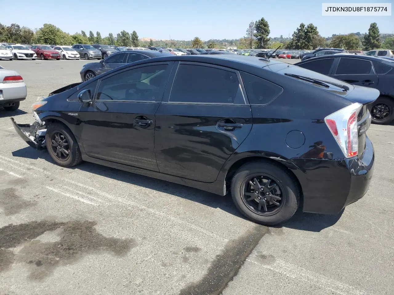 2015 Toyota Prius VIN: JTDKN3DU8F1875774 Lot: 59635925