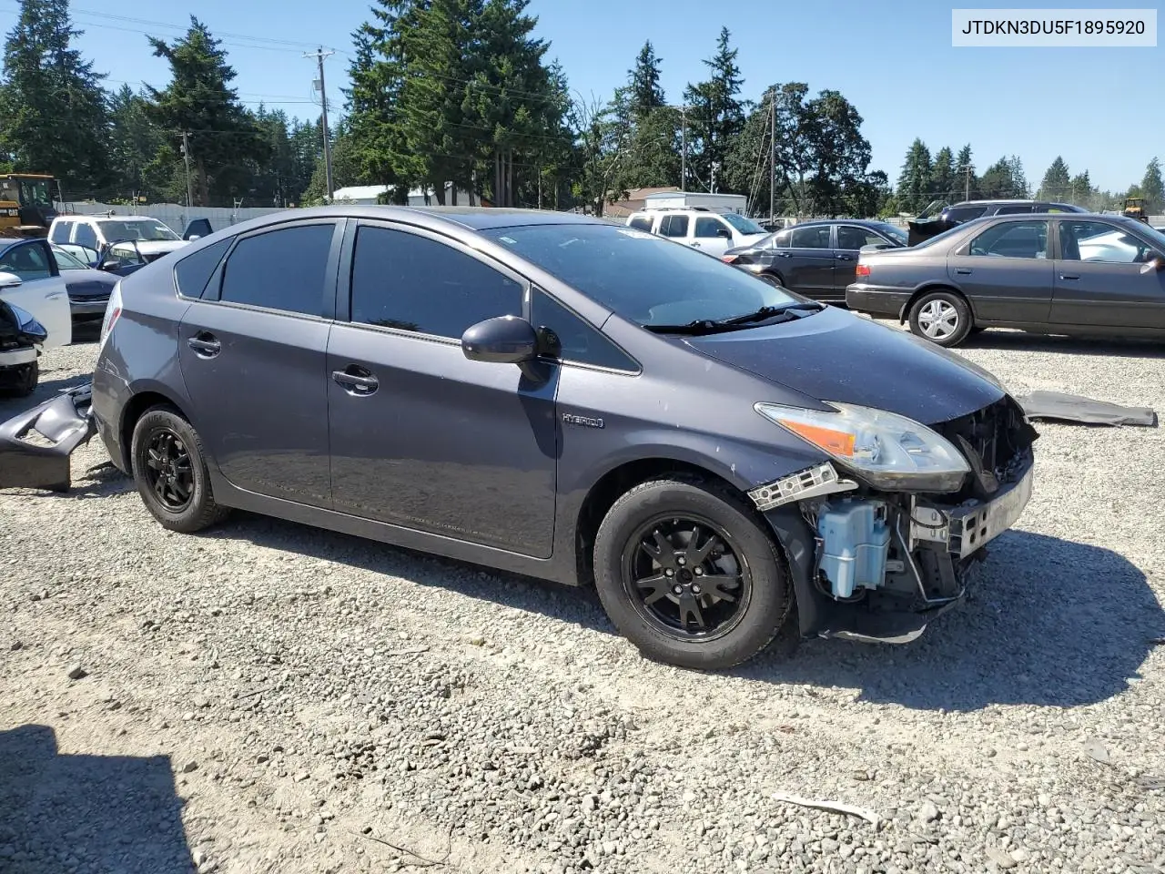 2015 Toyota Prius VIN: JTDKN3DU5F1895920 Lot: 61615365