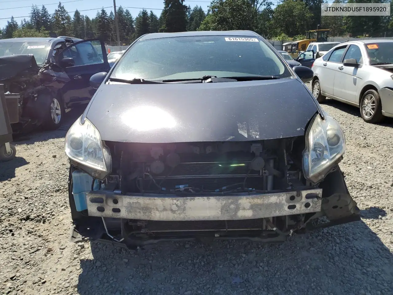 2015 Toyota Prius VIN: JTDKN3DU5F1895920 Lot: 61615365