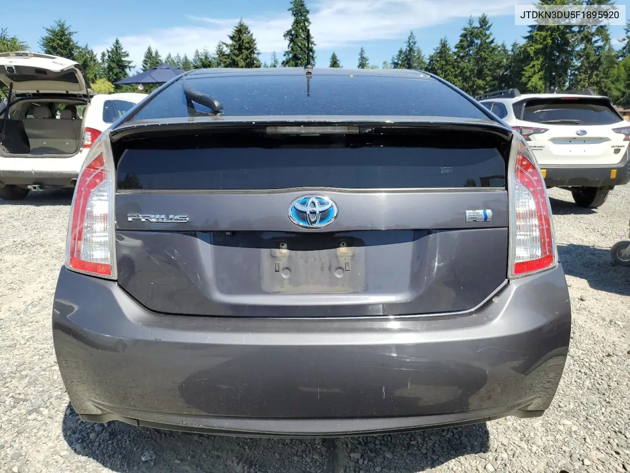 2015 Toyota Prius VIN: JTDKN3DU5F1895920 Lot: 61615365