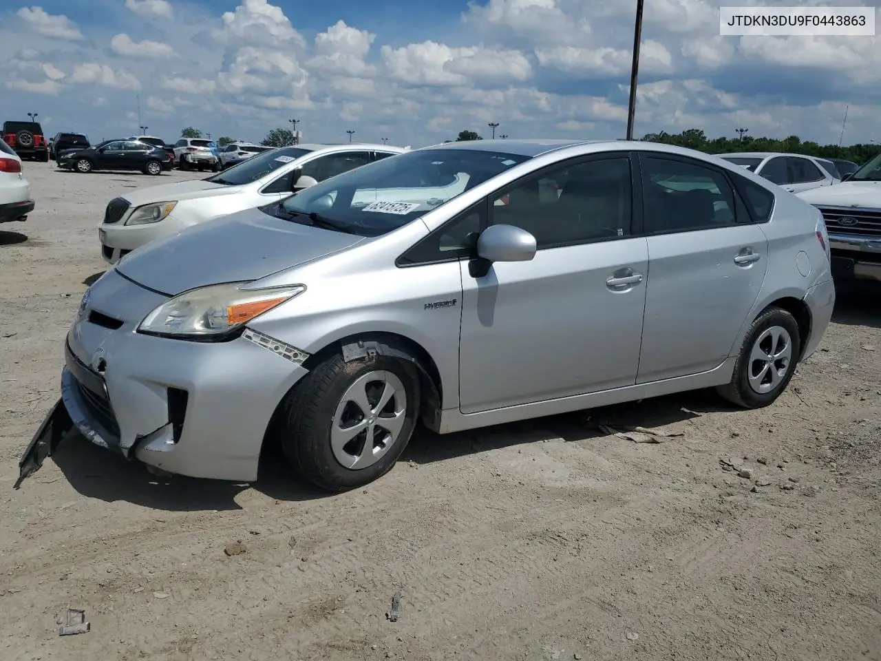2015 Toyota Prius VIN: JTDKN3DU9F0443863 Lot: 62415725