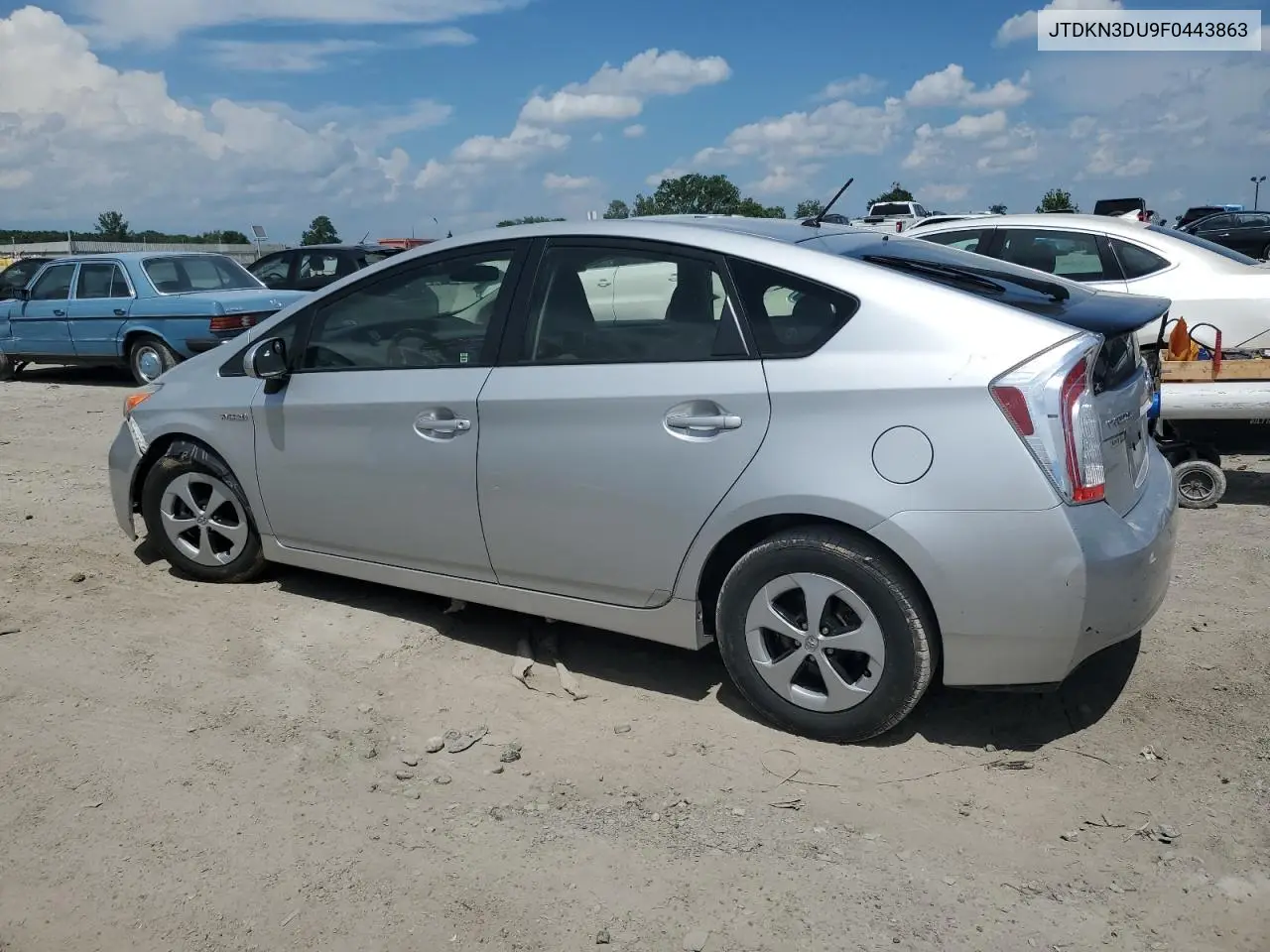 2015 Toyota Prius VIN: JTDKN3DU9F0443863 Lot: 62415725