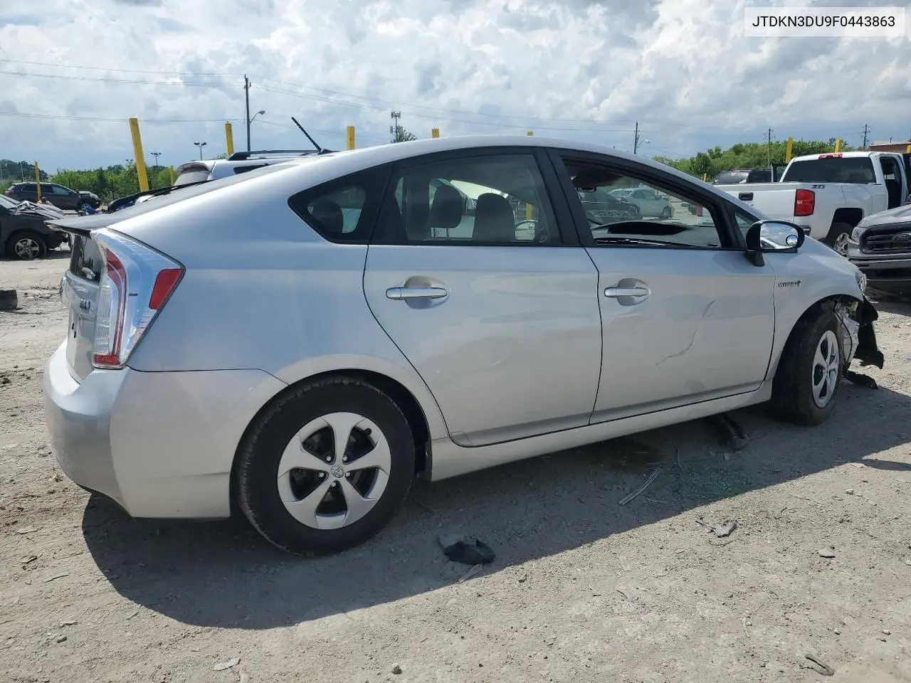 2015 Toyota Prius VIN: JTDKN3DU9F0443863 Lot: 62415725
