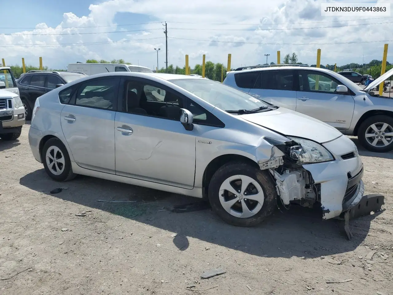 2015 Toyota Prius VIN: JTDKN3DU9F0443863 Lot: 62415725