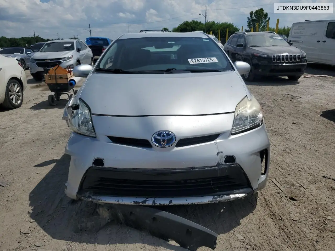 2015 Toyota Prius VIN: JTDKN3DU9F0443863 Lot: 62415725
