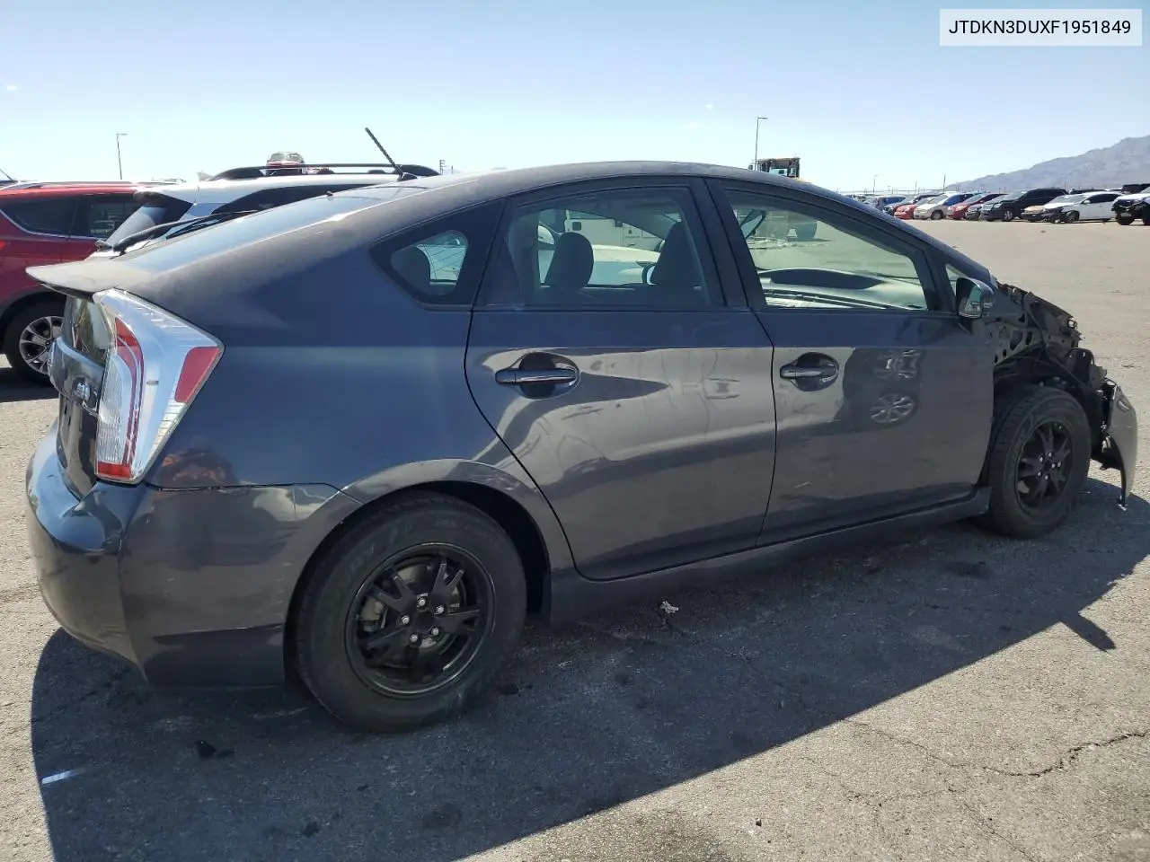 2015 Toyota Prius VIN: JTDKN3DUXF1951849 Lot: 62610515