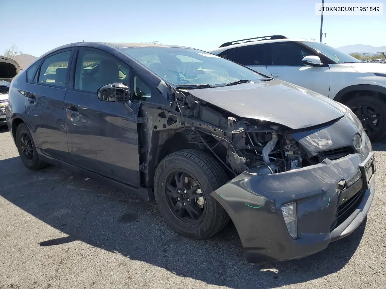 2015 Toyota Prius VIN: JTDKN3DUXF1951849 Lot: 62610515