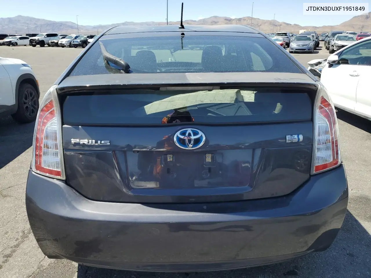 2015 Toyota Prius VIN: JTDKN3DUXF1951849 Lot: 62610515