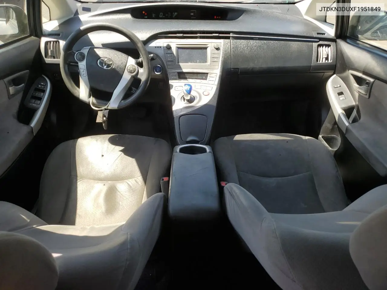 2015 Toyota Prius VIN: JTDKN3DUXF1951849 Lot: 62610515