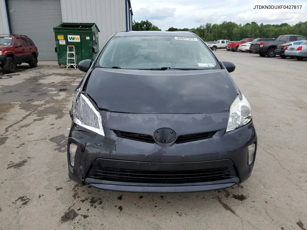 2015 Toyota Prius VIN: JTDKN3DUXF0427817 Lot: 62697325