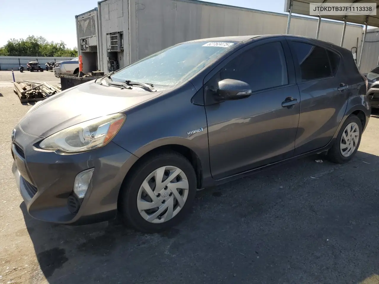 2015 Toyota Prius C VIN: JTDKDTB37F1113338 Lot: 62760475