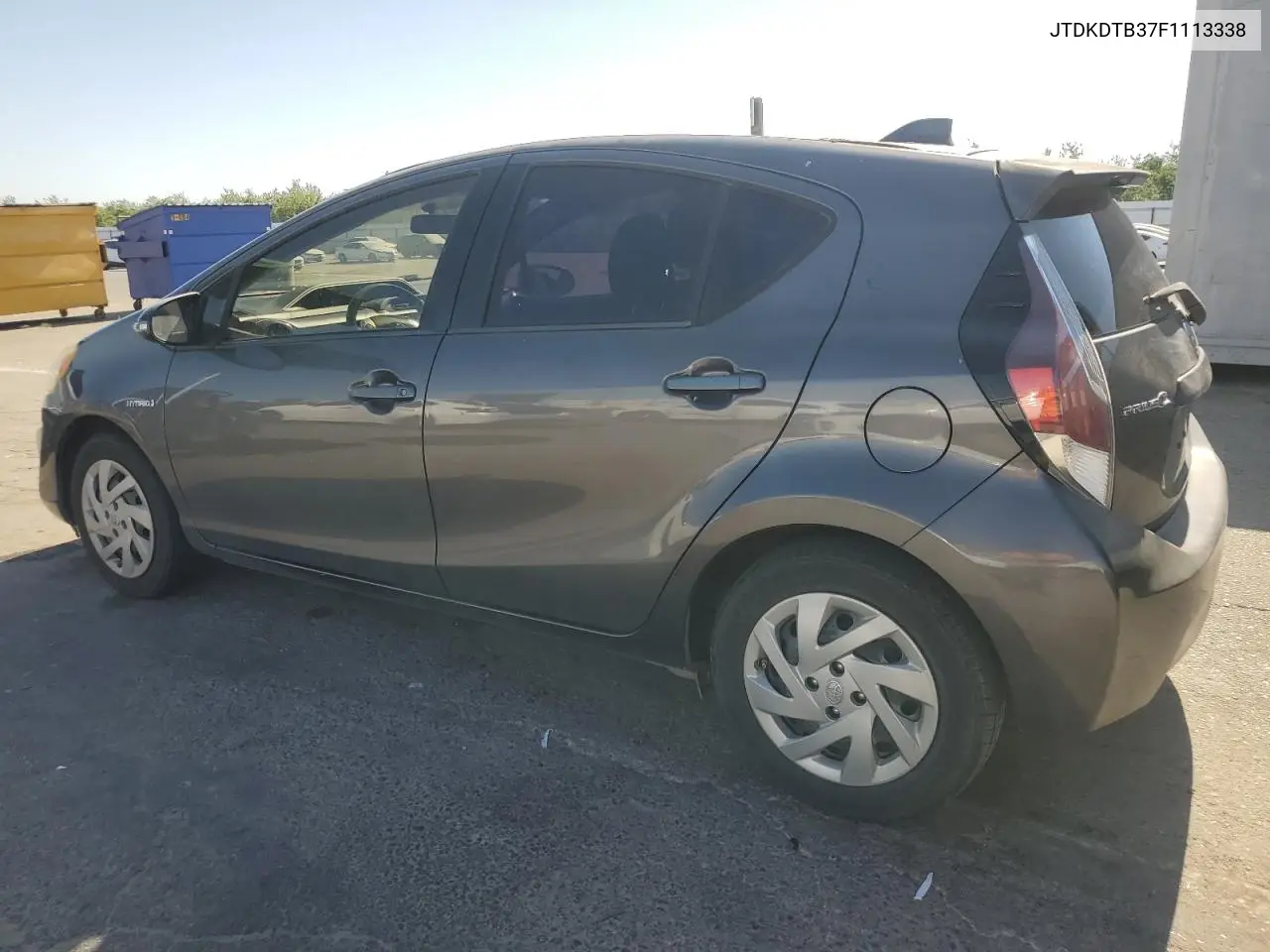 2015 Toyota Prius C VIN: JTDKDTB37F1113338 Lot: 62760475