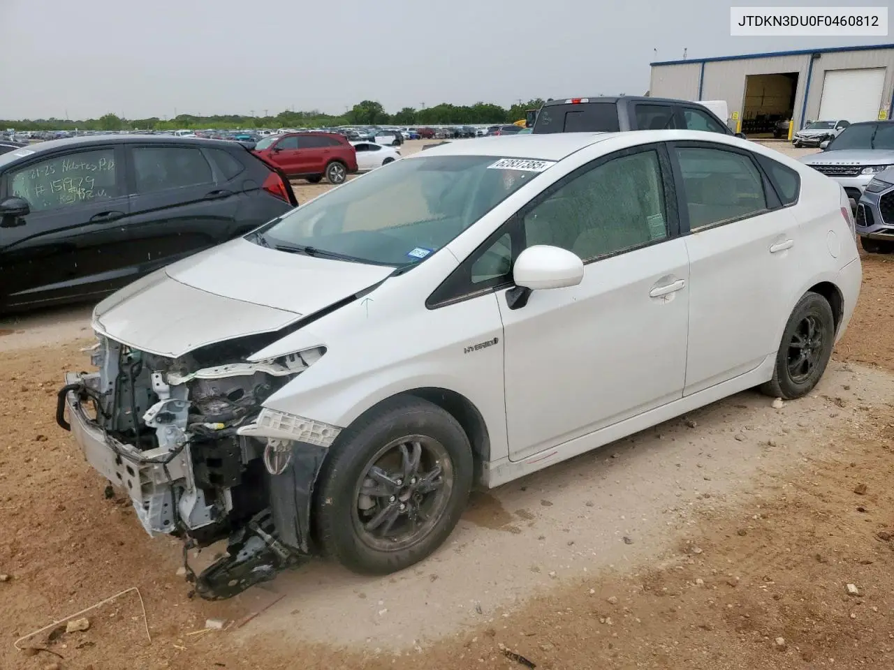 2015 Toyota Prius VIN: JTDKN3DU0F0460812 Lot: 62837385