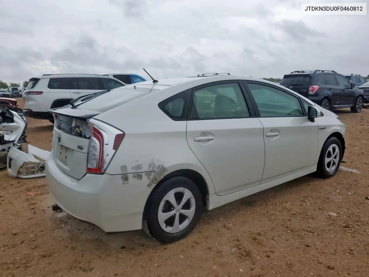 2015 Toyota Prius VIN: JTDKN3DU0F0460812 Lot: 62837385