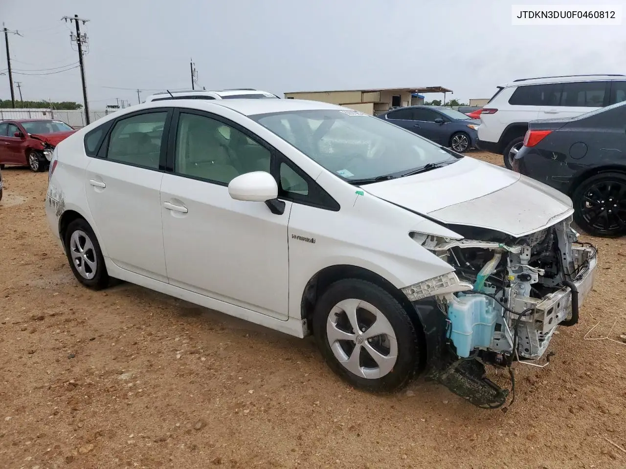 2015 Toyota Prius VIN: JTDKN3DU0F0460812 Lot: 62837385