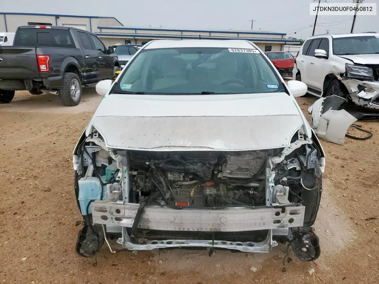 2015 Toyota Prius VIN: JTDKN3DU0F0460812 Lot: 62837385