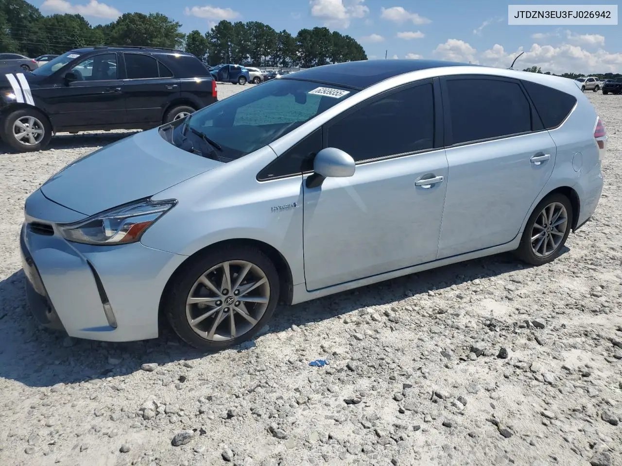 2015 Toyota Prius V VIN: JTDZN3EU3FJ026942 Lot: 62939355