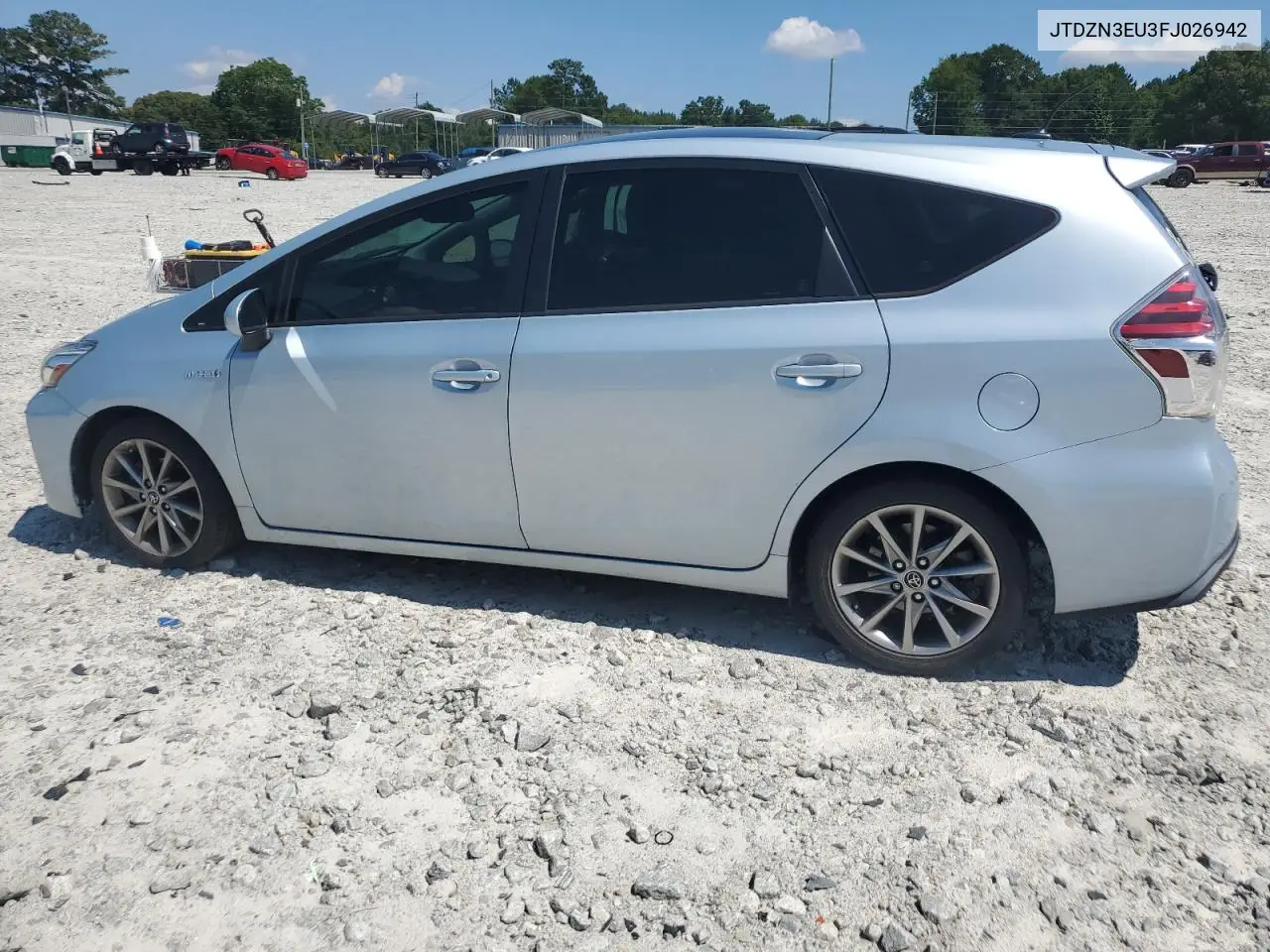 2015 Toyota Prius V VIN: JTDZN3EU3FJ026942 Lot: 62939355