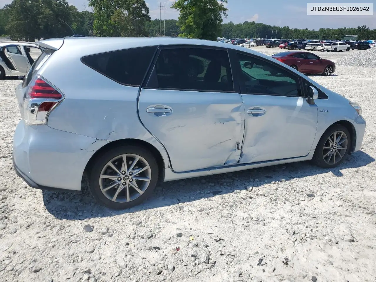 2015 Toyota Prius V VIN: JTDZN3EU3FJ026942 Lot: 62939355