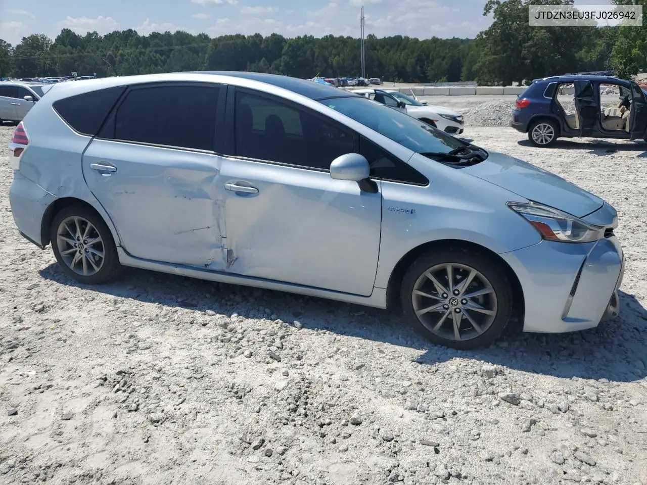 2015 Toyota Prius V VIN: JTDZN3EU3FJ026942 Lot: 62939355