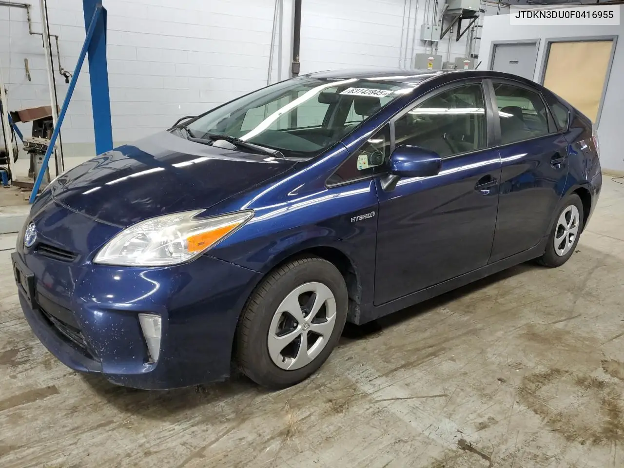 2015 Toyota Prius VIN: JTDKN3DU0F0416955 Lot: 63142845