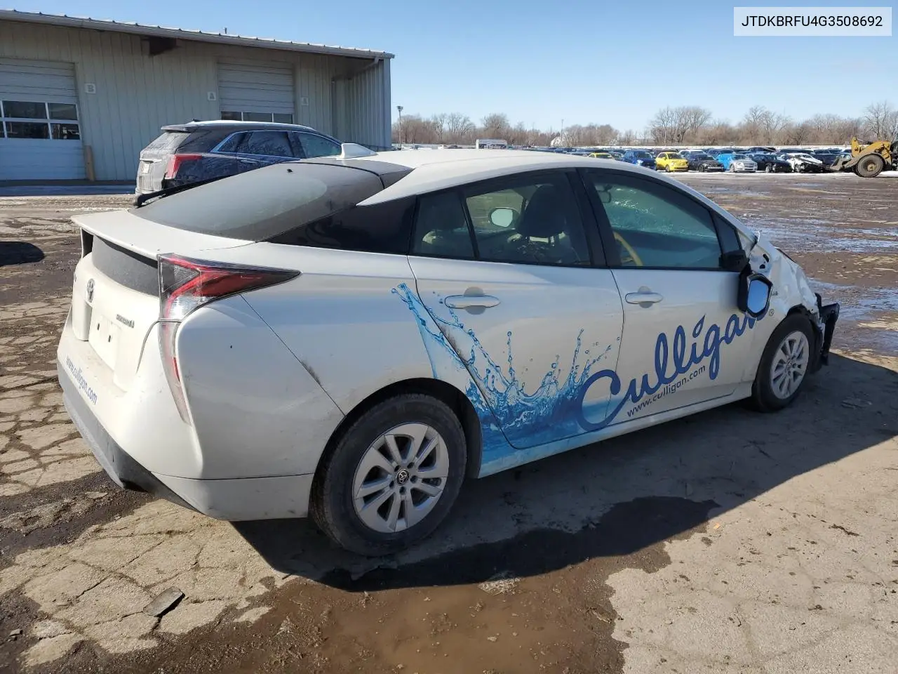 2016 Toyota Prius VIN: JTDKBRFU4G3508692 Lot: 46131475